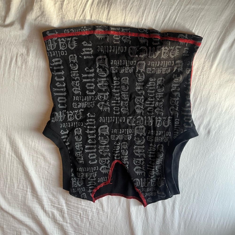 Aritzia Black and Gray Short Sleeve Tee